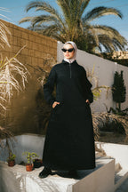 Hoodie Dress (Black)