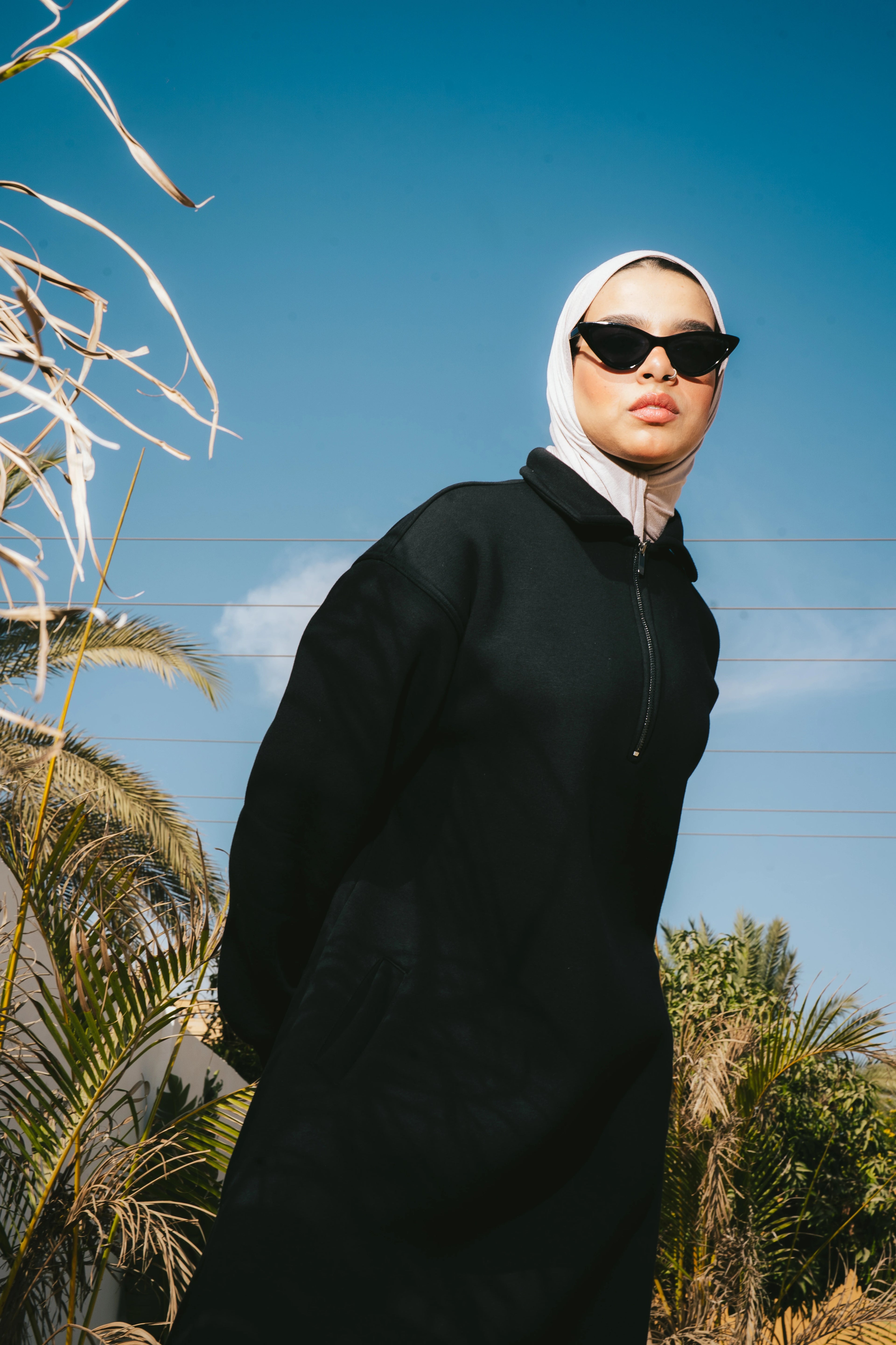 Hoodie Dress (Black)