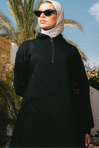 Hoodie Dress (Black)