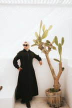 Hoodie Dress (Dark Brown)