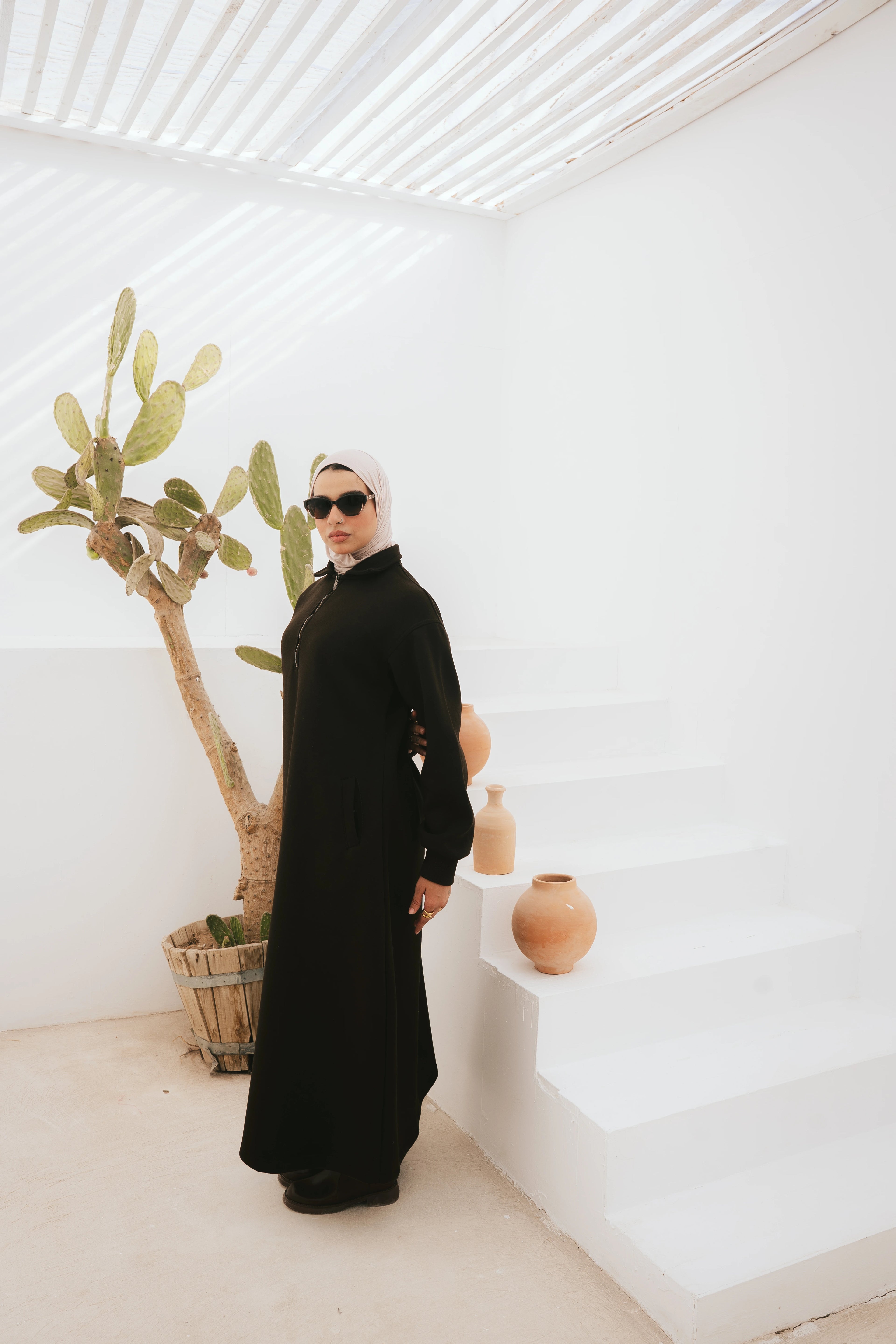 Hoodie Dress (Dark Brown)