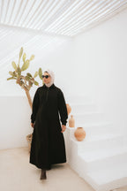 Hoodie Dress (Dark Brown)