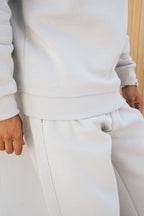 H-Neck Hoodie (Light Gray)