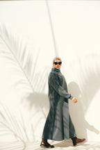 Hoodie Dress (Forest Green)