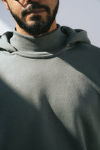 H-Neck Hoodie (Forest Green)