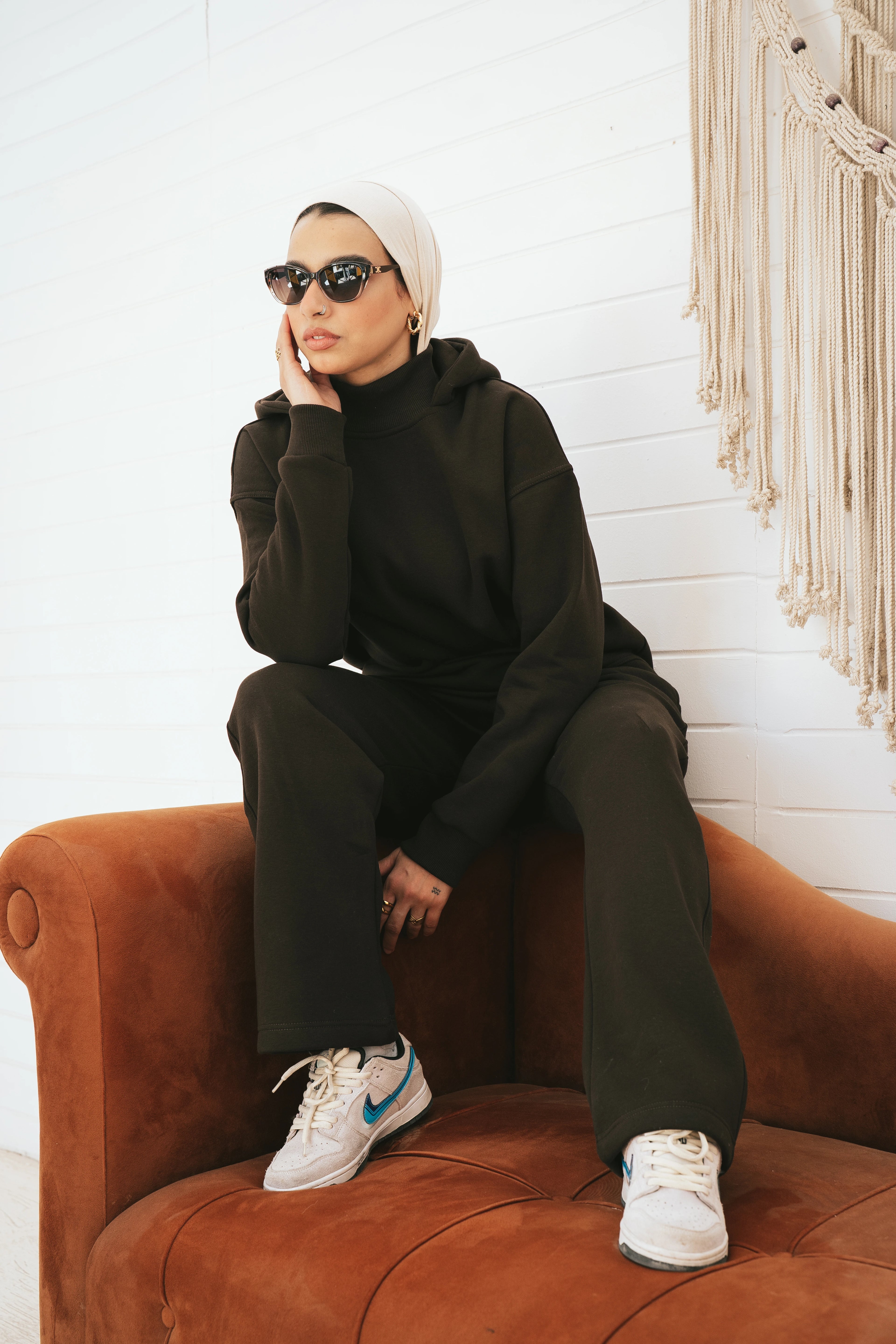 Comfort Sweatpants (Dark Brown)